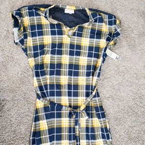 BRAND NEW Flannel dress